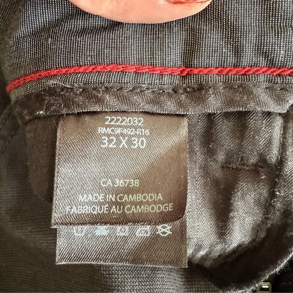 Kenneth Cole Reaction Grey Chinos 32 30